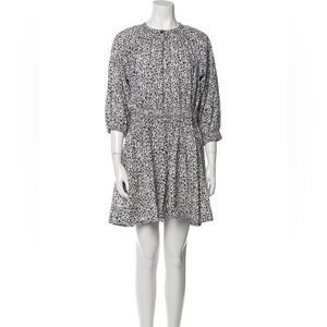 APIECE APART Cobano Mini Dress, Fauna Black, Medium